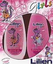 Духи, Парфюмерия, косметика Набор - Lilien Girls Set (shampoo/400 ml + sh/gel/400 ml) 