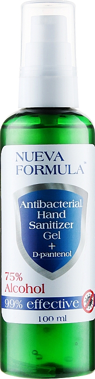 Антисептик-гель для рук з D-пантенолом - Nueva Formula Antibacterial Hand Sanitizer Gel+D-pantenol — фото N5