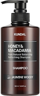 Шампунь "Jasmine Woody" - Kundal Honey & Macadamia Nature Shampoo — фото N1