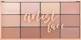 Пудрова палетка для обличчя з бронзером - Ruby Rose Artist Face Palette — фото N2
