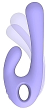 Вибратор двойной стимуляции, сиреневый - Nomi Tang Flex Bi Lavender — фото N5