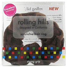 Духи, Парфюмерия, косметика Резинка для волос, коричневая - Rolling Hills Scrunchie Hair Rings Brown