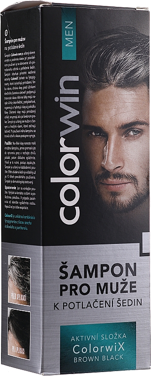 Шампунь для мужчин для седых волос - Colorwin Shampoo For Men — фото N1
