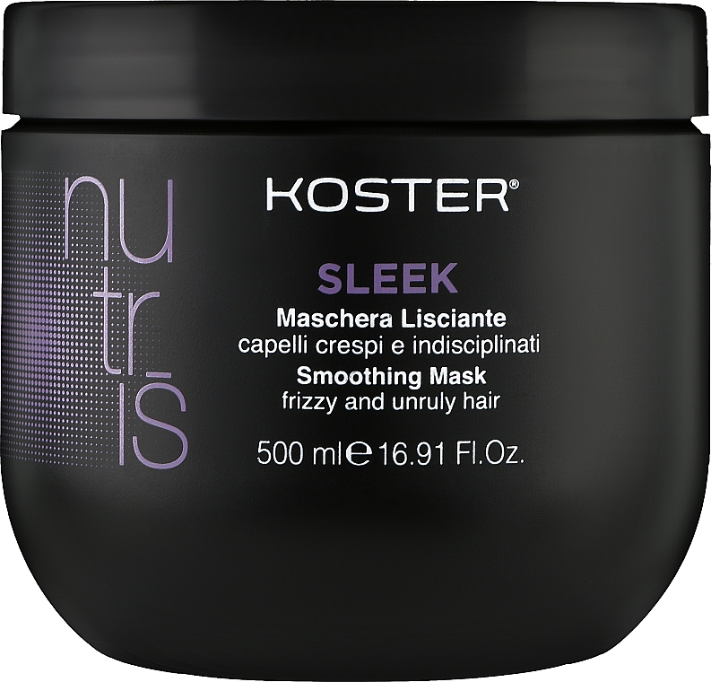 Маска для кучерявого й неслухняного волосся - Koster Nutris Sleek Mask — фото N3