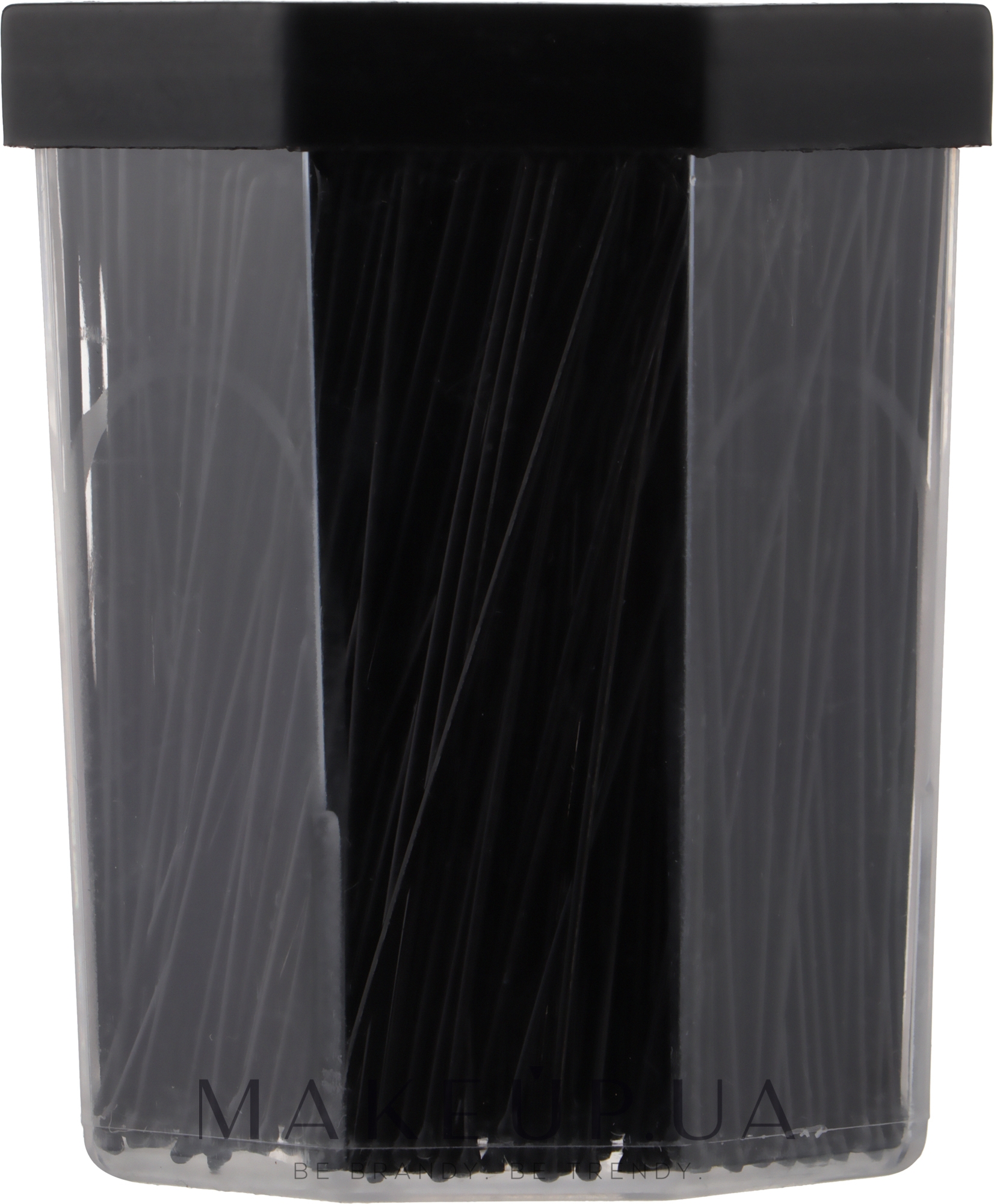 Шпильки прямые для волос, 7.5 см, черные - Lussoni Hair Pins Black — фото 300шт