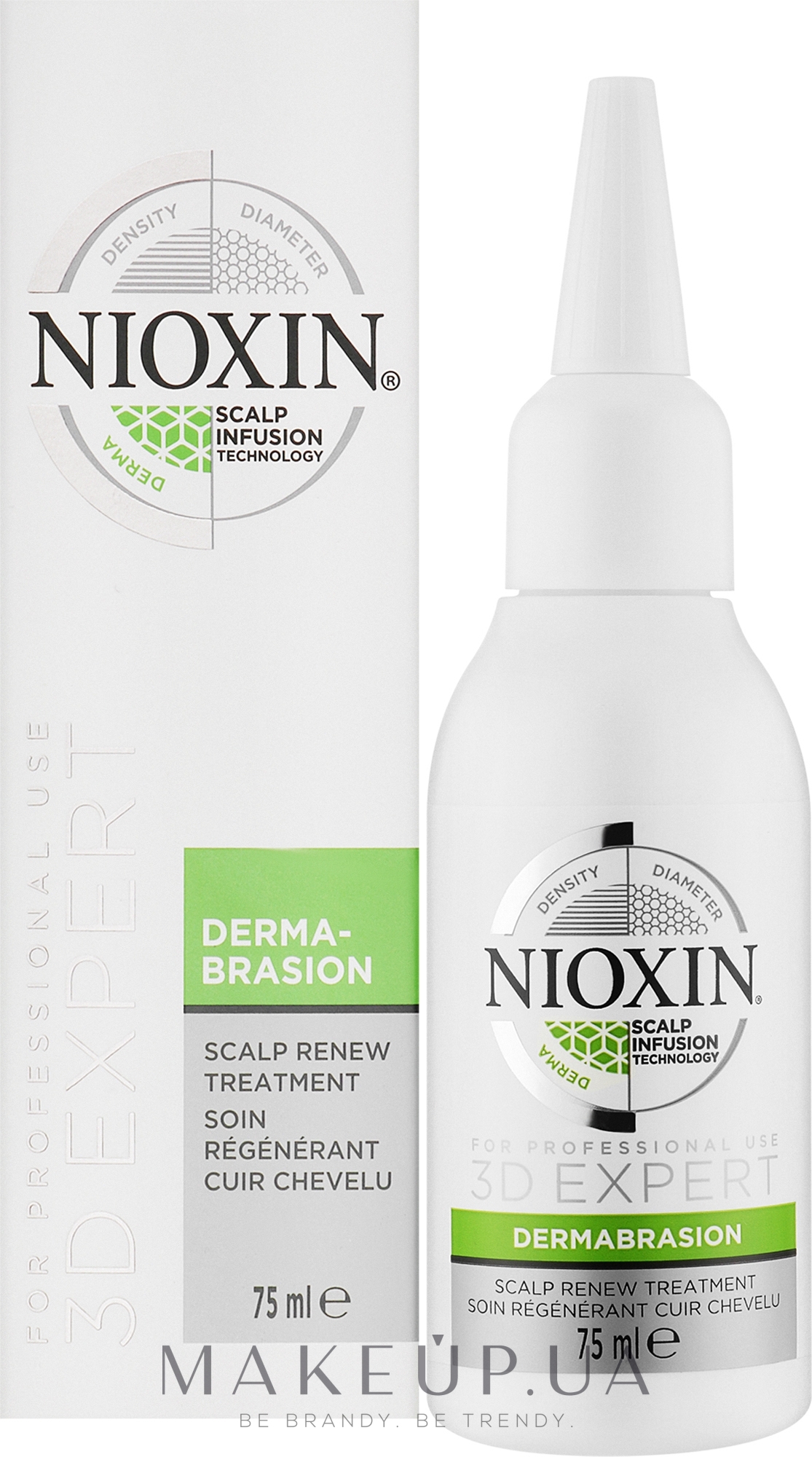 Регенерирующий пилинг для кожи головы - Nioxin 3D Expert Scalp Renew Dermabrasion Treatment  — фото 75ml