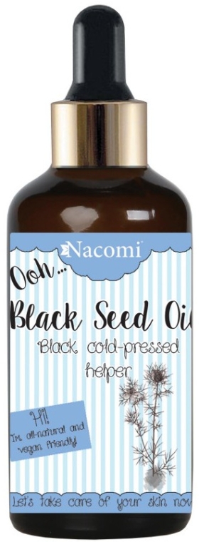 Масло черного тмина с пипеткой - Nacomi Black Seed Oil