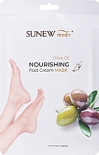 Парфумерія, косметика Маска для ніг - Sunew Med+ Foot Mask With Jojoba Oil and Olive Oil