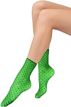 Парфумерія, косметика Жіночі шкарпетки "Sofia", electric green - Veneziana