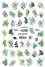 Наклейки для ногтей, самоклеющиеся XF3370 - Deni Carte 88605 — фото N1