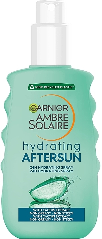 Зволожуючий освіжаючий спрей для шкіри після засмаги - Garnier Ambre Solaire