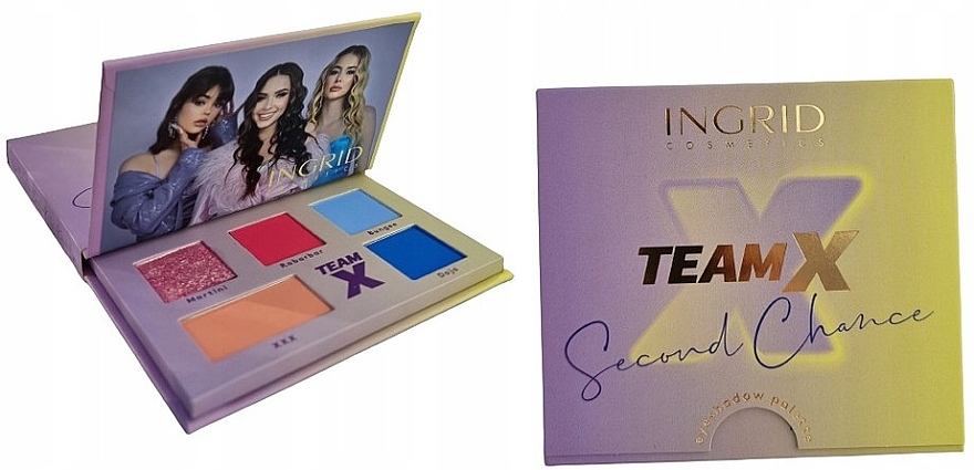 Палетка теней для век - Ingrid Cosmetics Team X Second Chance Eyeshadow Palette — фото N2