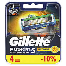 Змінні касети для гоління, 4 шт. - Gillette Fusion ProGlide Power — фото N3