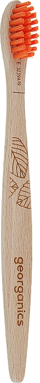 Бамбукова зубна щітка - Georganics Bamboo Medium Toothbrush — фото N1