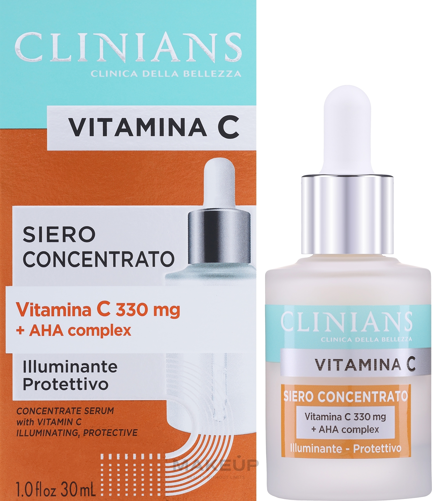 Освітлювальна сироватка для обличчя з вітаміном С - Clinians Vitamin C Concentrated Serum — фото 30ml