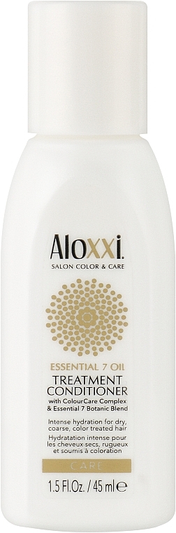 Кондиціонер для волосся "Інтенсивне живлення" - Aloxxi Essential 7 Oil Treatment Conditioner (міні) — фото N1