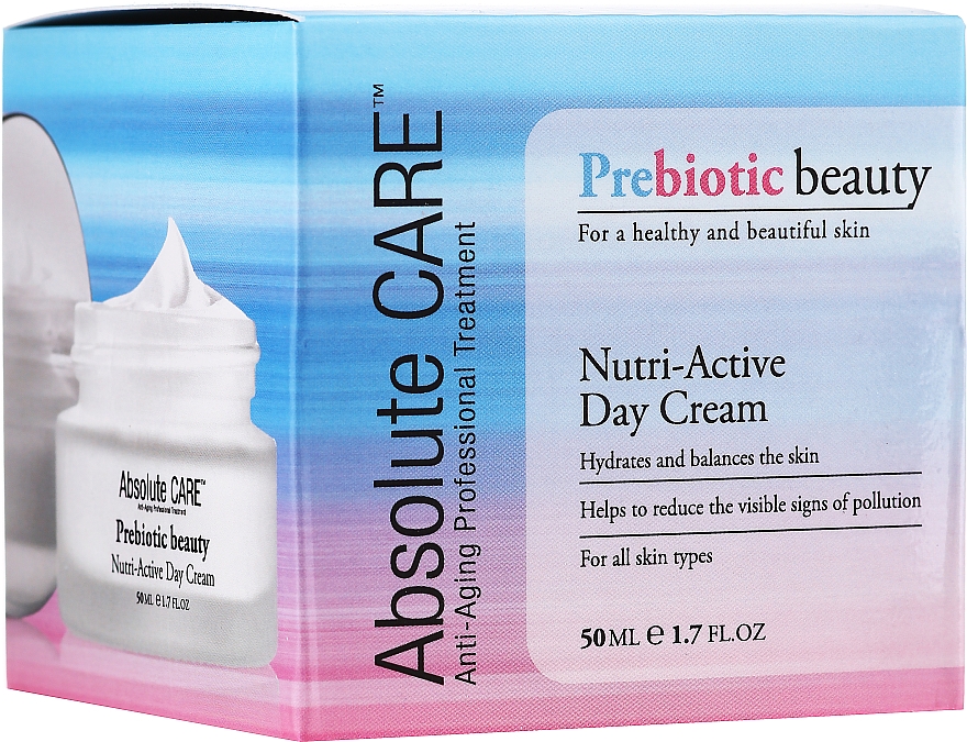 Зволожувальний денний крем для обличчя - Absolute Care Prebiotic Beauty Nutri-Active Day Cream — фото N1