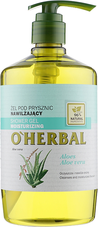 Увлажняющий гель для душа с экстрактом алоэ вера - O'Herbal Moisturizing Shower Gel — фото N3
