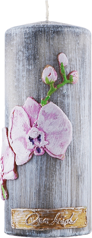 Декоративная свеча "Орхидея", розовая - Soap Stories — фото N2