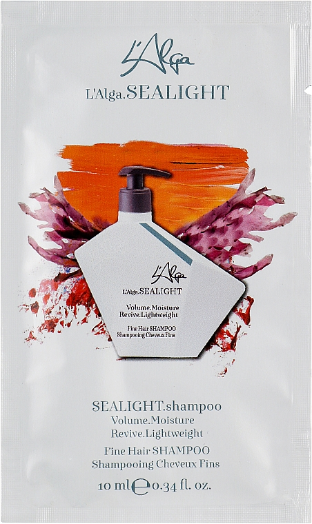 Шампунь для объема волос - L’Alga Sealight Shampoo (пробник) — фото N1