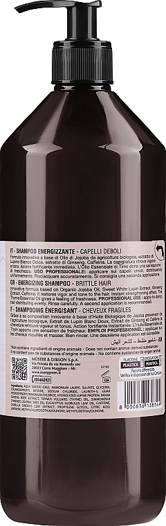 Шампунь проти випадіння волосся - Dikson EG Energizzante Shampoo — фото N4