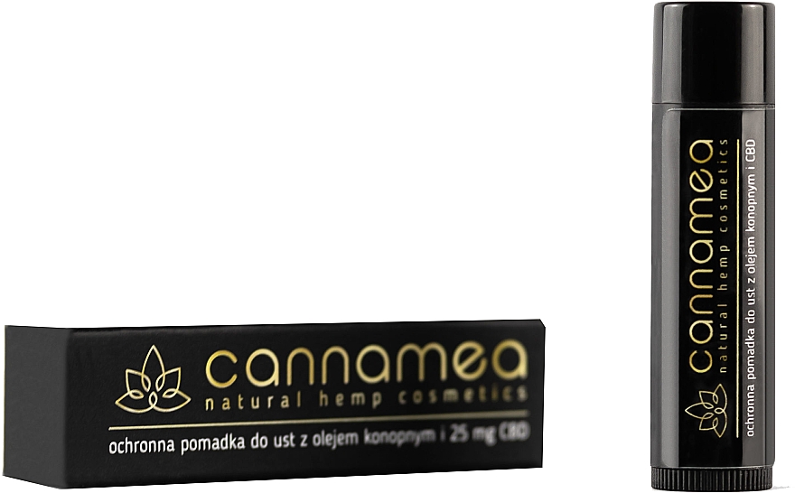 Защитная помада для губ с конопляным маслом и 25 мг CBD - Cannamea — фото N1