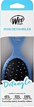 Расческа компактная, голубая - Wet Brush Mini Detangling Brush Free Spirit Sky — фото N3