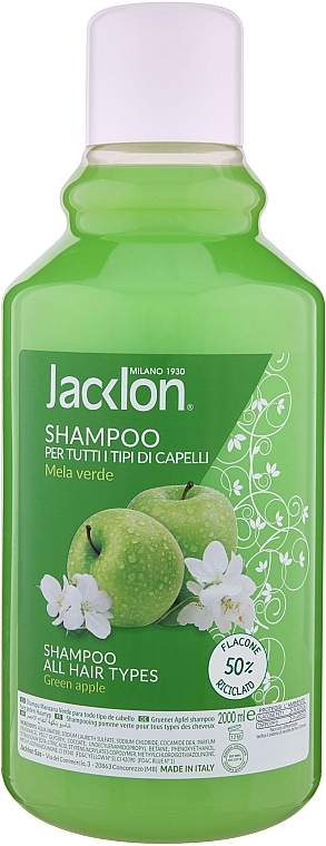 Шампунь для жирных волос "Green Apple" - Jacklon Shampoo — фото N1