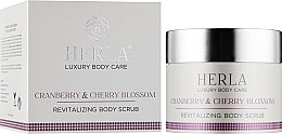 Восстанавливающий скраб для тела - Herla Luxury Body Care Cranberry & Cherry Blossom Revitalizing Body Scrub — фото N2
