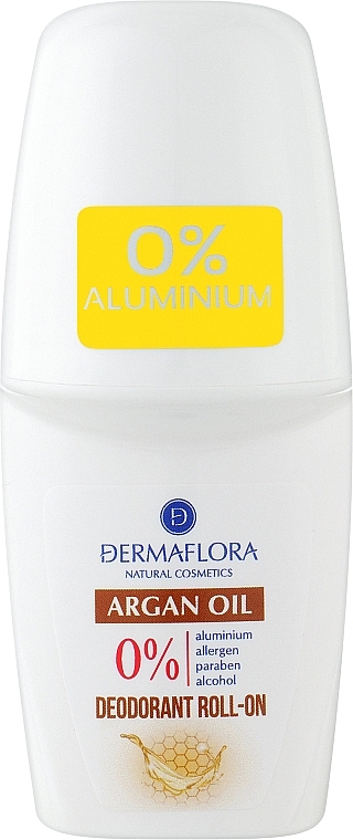 Шариковый дезодорант "Аргановое масло" - Dermaflora Deodorant Roll-on Argan Oil — фото N1