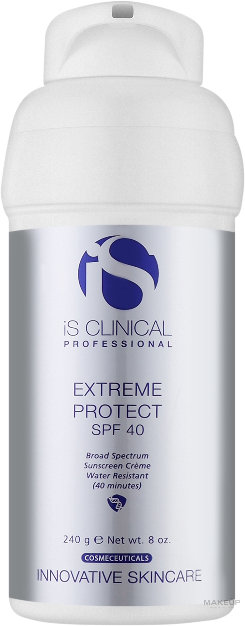 Крем солнцезащитный увлажняющий бесцветный - iS Clinical Extreme Protect SPF 40 — фото 240g