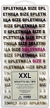 Гелевые типсы для наращивания "Spletniца" - Adore Professional Size XXL Gel Tips Stilette — фото N4