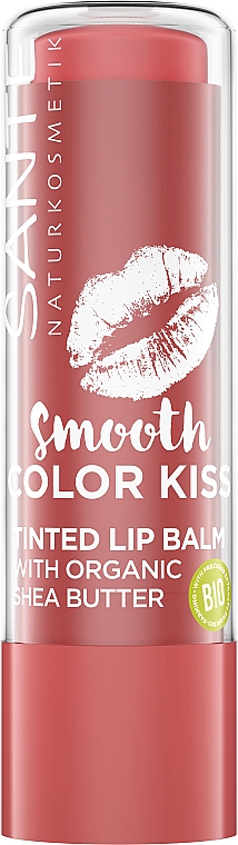 Тонирующий био-бальзам для губ - Sante Smooth Color Kiss Tinted Lip Balm