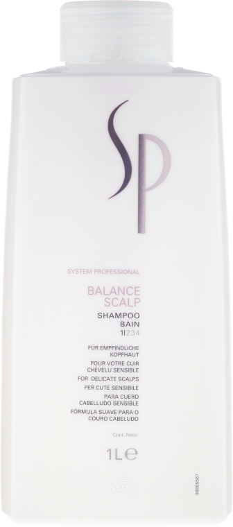 Шампунь для чувствительной кожи головы - Wella Professionals Wella SP Balance Scalp Shampoo — фото N3