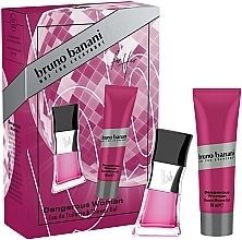 Bruno Banani Dangerous Woman - Набір (edt/30ml + sh/gel/50ml) — фото N1