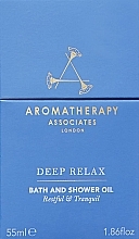 Глубоко расслабляющее масло для ванны и душа - Aromatherapy Associates Deep Relax Bath & Shower Oil — фото N3