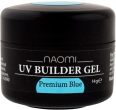 Духи, Парфюмерия, косметика Строительный гель - Naomi UV Builder Gel Premium Blue