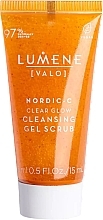 Духи, Парфюмерия, косметика Очищающий гель-скраб для лица - Lumene Valo Nordic-C Clear Glow Cleansing Gel Scrub (мини)