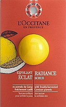 Духи, Парфюмерия, косметика Отшелушивающий скраб для сияния кожи - L'Occitane Radiance Scrub (пробник)