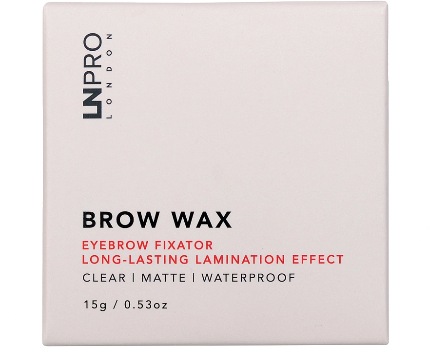 Фіксувальний віск для брів - LN Pro Brow Wax Eyebrow Fixator — фото N3