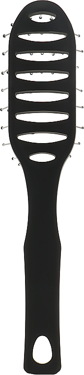Антистатическая расческа для укладки PM-5035, черная - QPI Professional  — фото N2