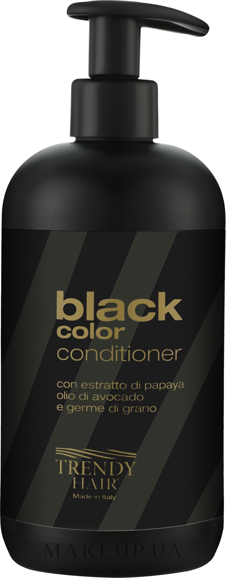 Кондиціонер для нейтралізації жовтизни освітленого волосся - Trendy Hair Black Color Conditioner — фото 600ml