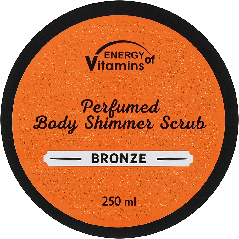 Парфюмерный скраб-шиммер для тела "Bronze" - Energy Of Vitamins
