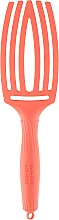 Щетка для волос - Olivia Garden Finger Brush Combo Coral — фото N2