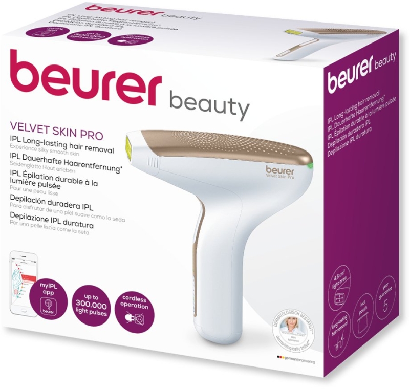 Прибор световой эпиляции IPL 8500 Velvet Skin Pro - Beurer — фото N2