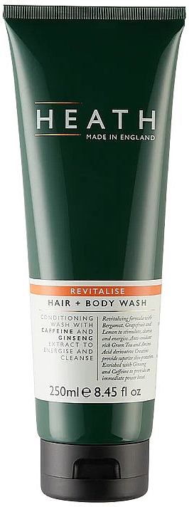 Відновлювальний засіб для миття волосся та тіла - Heath Revitalise Hair + Body Wash — фото N1