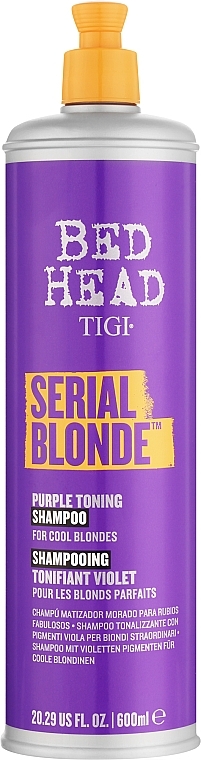 Фиолетовый шампунь для блондинок - Tigi Bed Head Serial Blonde Purple Toning Shampoo — фото N3