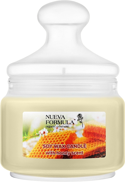 Ароматическая свеча "Мед" в банке - Nueva Formula Soy Wax Candle