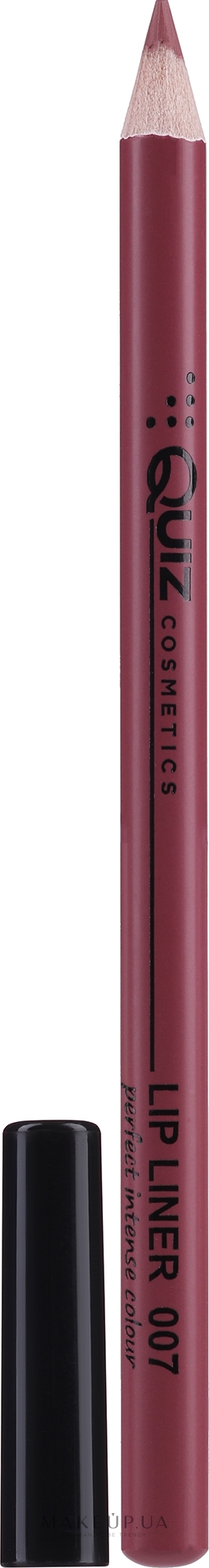 Олівець для губ - Quiz Cosmetics Lip Liner — фото 07 - Pink