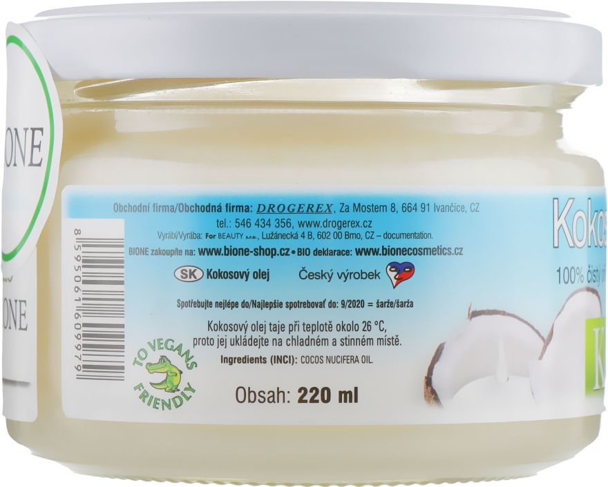 Кокосове масло - Bione Cosmetics Coconut Oil — фото N3